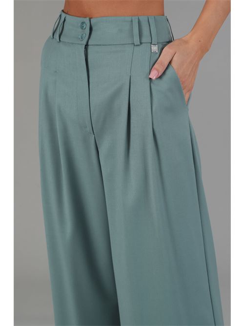 Pantalone in cady Zanetti | ZP7788VERDE ACQUA